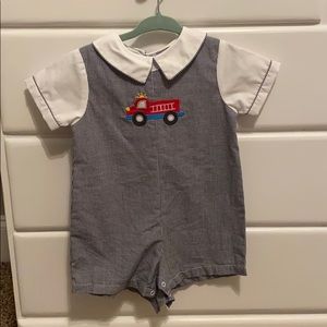 Baby boy shortall